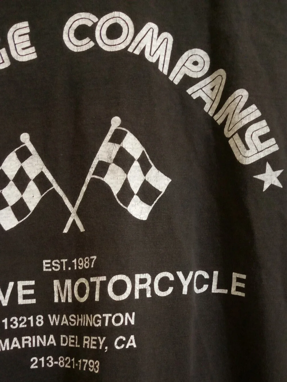 VTG 90s VUC Vincent HRD SoCal VOC Garage Company Motorcycle T-shirt - Picture 11 of 11